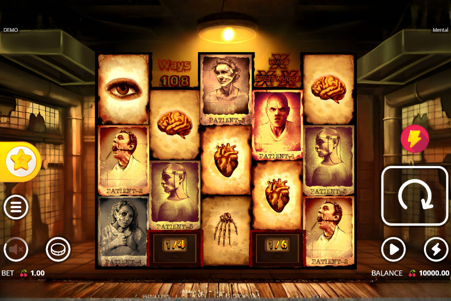 demo play of the mental slot on stake